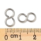 304 Stainless Steel S-Hook Clasps STAS-Z048-05P-3