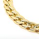 Collar de cadena de plástico Cubc Gold Link Ccb para hombres NJEW-JN00841-3