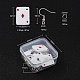 Kit fai da te per la creazione di orecchini pendenti con ciondolo a forma di carta da gioco da poker DIY-YW0004-60-3
