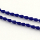 Glass Beads Strands GLAA-Q042-10x15-19-1