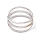 Criss Cross 304 Stainless Steel Finger Ring for Women  RJEW-B035-03P-2