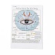 Kits de bordado de patrón de ojo y luna de diy DIY-E063-01B-7