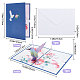 CRASPIRE Hummingbird Pop Up Card Flower Birthday Greeting Card with Envelope for Mother's Day Card AJEW-WH0289-24-2