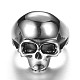 316 Stainless Steel Skull Rings RJEW-P116-03-20mm-1
