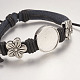 Genuine Cowhide Bracelet Making MAK-I007-15AS-A-2
