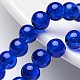 Chapelets de perles en verre craquelé X-CCG-Q001-6mm-14-1