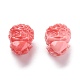 Carved Synthetic Coral Beads CORA-K007-02-2