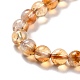 Chapelets de perles de citrine naturelle X-G-P466-01D-4
