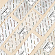 せっけん紙タグ  石鹸包装紙  長方形  石鹸包装用  言葉  50x210mm  9スタイル  10個/スタイル  90個/セット DIY-WH0399-69-002-6