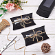 BENECREAT 30pcs 5x3x1.5 Inches Black Kraft Paper Pillow Boxes with Clear Window CON-BC0006-16A-01-9