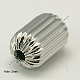 304 Stainless Steel Corrugated Beads STAS-G010-8x12mm-1-2