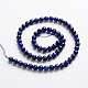 Lapis lazuli pierres précieuses rondes naturelles brins de perles G-J333-05-6mm-2