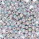 NBEADS 144 Pcs Electroplated Natural Lava Beads G-NB0001-93-4