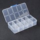Organizador de cajas de plástico de almacenamiento&nbsp;CON-WH0001-02A-2