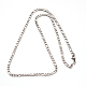 304 Stainless Steel Figaro Chain Necklaces NJEW-I065-36-2
