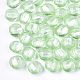 Main feuille de perles de verre de Murano en argent SLF12MMY-1J-1