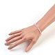 Natürlichen Rosenquarz Stretch-Armbänder BJEW-JB03797-01-3