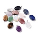 Natural & Synthetic Mixed Gemstone Pendants G-M395-07-1