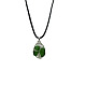 Ожерелья со стеклянными подвесками-каплями и шнурами NZ2302-2-1