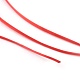 フラット弾性クリスタルストリング  弾性ビーズ糸  ストレッチブレスレット作り用  レッド  0.8mm  約10.93ヤード（10m）/ロール  25のロール/袋 EW-S001-01-4