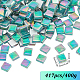 Nbeads 400g Rainbow Color Glass Mosaic Tiles MOSA-NB0001-01A-2