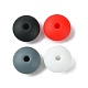 Rondelle Food Grade Eco-Friendly Silicone Focal Beads SIL-F003-07F-2