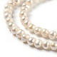 Brins de perles de culture d'eau douce naturelles PEAR-L033-03-01-2