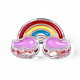 Transparent Acrylic Enamel Beads OACR-N130-026-02-1