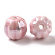 Handmade pearlized Porzellan Perlen PORC-G010-01D-2