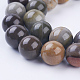 Chapelets de perles en jaspe d'océan naturelle G-P318-01-12mm-3