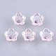 Transparentes bouchons acrylique de perles TACR-T007-04D-1