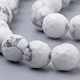 Chapelets de perles en howlite naturelle G-Q462-124-4mm-3