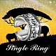 Shegrace 925 タイスターリングシルバー ワイド バンド リング  カフスリング  オープンリング  象  アンティークシルバー  サイズ6  16.6mm JR673A-3