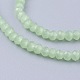 Chapelets de perles en verre imitation jade X-GLAA-G045-A11-3