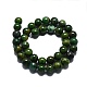 Chapelets de perles en jade africaine naturelle G-I356-A01-03-2