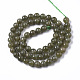 Natürliche grüne Apatit Perlen Stränge G-G465-19-2