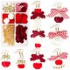 SUNNYCLUE 123 Pieces DIY Fashion Valentine's Day Earring Making Kits DIY-SC0013-93-1