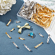 SUNNYCLUE 160Pcs 8 Style Iron Brooch Findings IFIN-SC0001-40-5