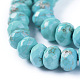 Chapelets de perles en howlite naturelle TURQ-P027-53-01-3