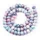 Hebras de perlas de vidrio electrochapadas facetadas GLAA-C023-02-B06-2