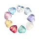 100pcs 10 couleurs perles de verre transparentes GLAA-CJ0001-56-5