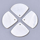 Naturali di acqua dolce pendenti shell&nbsp;X-SHEL-R047-19-1