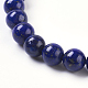 Chapelets de perles en lapis-lazuli naturel X-G-G087-6mm-3