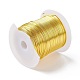 （訳あり商品）  銅ワイヤー  ジュエリー作りのための  ゴールドカラー  18ゲージ  1mm  30 m /ロール CWIR-XCP0001-04-2
