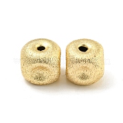 Brass Textured Beads KK-P258-04C-G