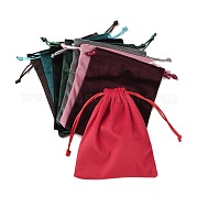 Бархатные мешочки для хранения украшений на шнурке ABAG-P013-02D