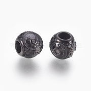 Европейские бусины из хирургической нержавеющей стали 316 STAS-P212-18B-04