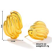 Модные серьги-гвоздики из нержавеющей стали ZI8311-7