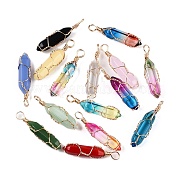Подвески lampwork GLAA-T023-07A