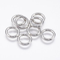 NBEADS 500pcs Stainless Steel Gold Open Jump Rings Connectors Jewelry Findings  for Jewelry Making(5x0.7mm, 3.6mm Inner Diameter) 